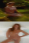 Nude black woman Orange